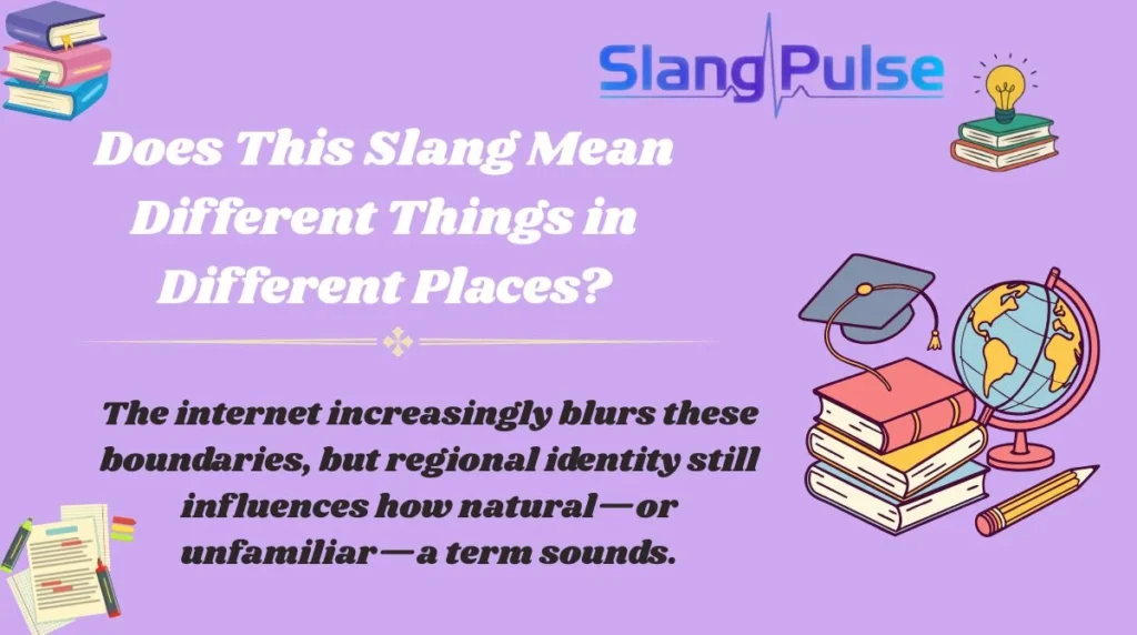The internet increasingly blurs these boundaries, but regional identity still influences how natural—or unfamiliar—a term sounds.
