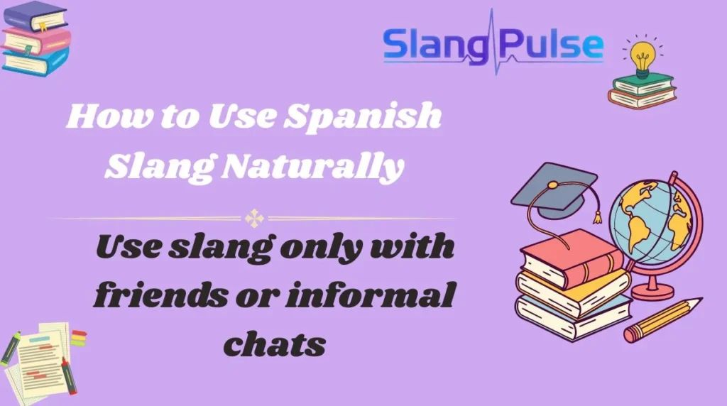 Use slang only with friends or informal chats