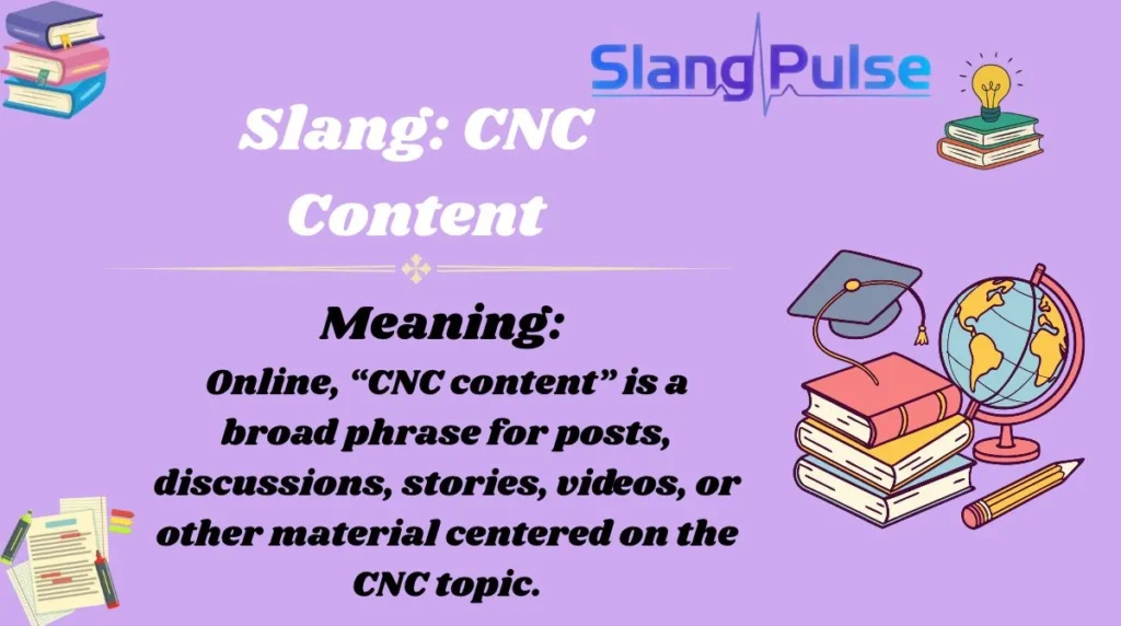 Slang: CNC Content
