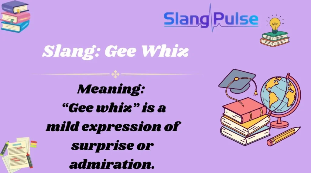 Slang: Gee Whiz